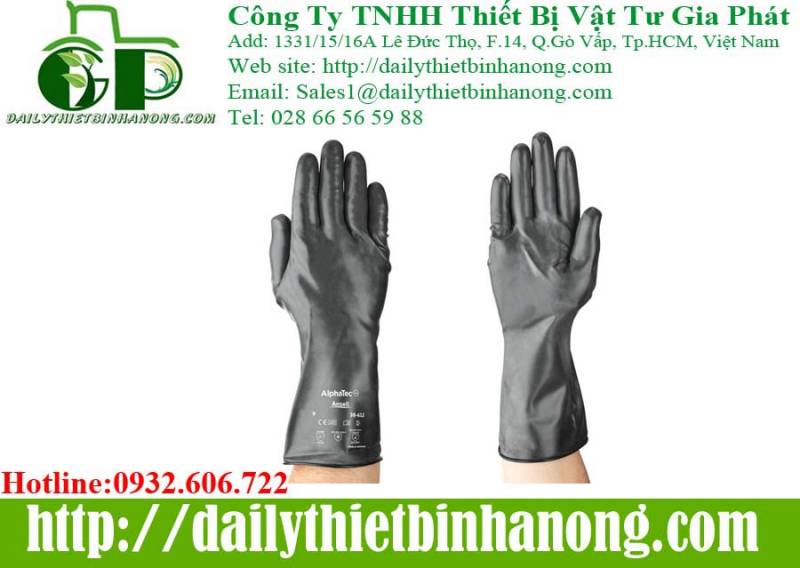 Găng tay chống hóa chất AlphaTec  Ansell 38-612